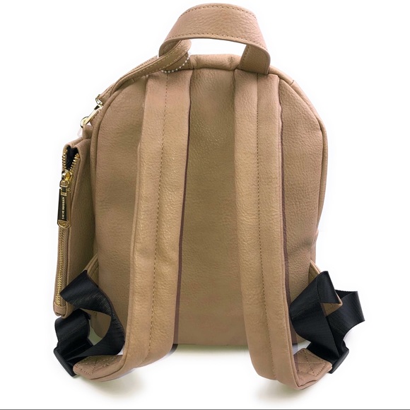 Steve Madden Mini Backpack Purse Nude Tan Blush - Picture 3 of 7